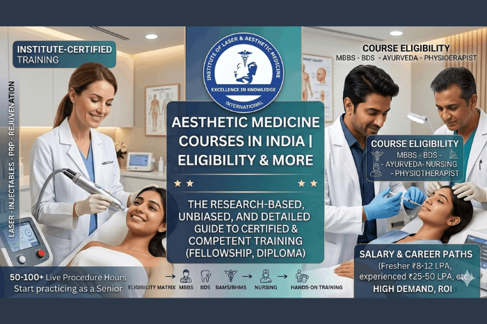 Aesthetic Medicine Courses in India
